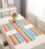 Striped Multicolor (18 x12) PVC Table Linen (Set of 5)