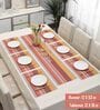 Striped Multicolor (18 x12) PVC Table Linen (Set of 7)