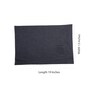 Solid Navy Blue (13 x 19) Cotton (Set of 6) Placemats