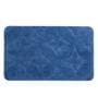 Blue Floral Cotton 32x20 Inches AntiSkid Bath Mat