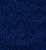 Blue Solid Microfibre 24x16 Inches AntiSkid Bath Mat (Set of 2)