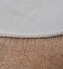 Solid Pattern MicroFiber 4 x 1.5 Feet Hand Woven Bedside Runner