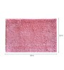 Pink Polyester 18 x 12 inches Max Absorbant Bath Mat
