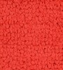 Red Microfibre Plain Solid 24X16 Inches Antiskid Bath Mat (Set of 2)