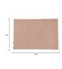 Cleo (19x13) Beige & White Canvas (Set of 2) Placemats
