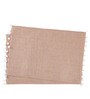 Cleo (19x13) Beige & White Canvas (Set of 2) Placemats