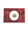 Solid Ruby Red (18x12) PVC Table Placemat (Set of 6)