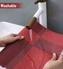 Solid Ruby Red (18x12) PVC Table Placemat (Set of 6)