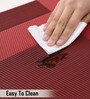 Solid Ruby Red (18x12) PVC Table Placemat (Set of 6)
