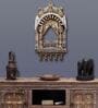 Solid Wood Chajja Jharokha in Rich Golden  Colour in Height 27''