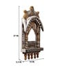 Solid Wood Chajja Jharokha in Rich Golden  Colour in Height 27''