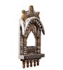 Solid Wood Chajja Jharokha in Rich Golden  Colour in Height 27''