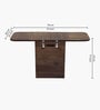 Folding Coffee Table Set In Walnut Finish