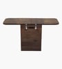 Folding Coffee Table Set In Walnut Finish