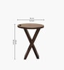 Folding Coffee Table Set In Walnut Finish