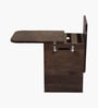 Folding Coffee Table Set In Walnut Finish