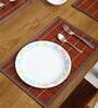Solid wood design Table Mats in Brown Color (Set of 6)