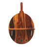 Sheesham Wood Floating Wall Shelf in Provincial Teak Finish