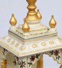 Multicolour Sheesham Wood & MDF Floor Rested Mandir Without Door