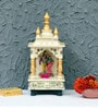 Multicolour Sheesham Wood & MDF Floor Rested Mandir Without Door