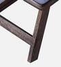 Solid Wood Portable Table in Black Wood Finish