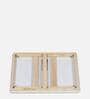 Solid Wood Portable Table in Green Finish