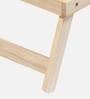 Solid Wood Portable Table in Green Finish