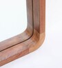 Solid Wood Rectangle Full Length Mirror in Natural Colour
