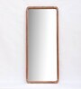 Solid Wood Rectangle Full Length Mirror in Natural Colour