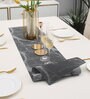 Abstract Black (53 x12) PVC Table Runner