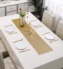 Solid Gold (53 x12) PVC Table Runner