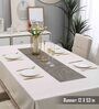 Solids Grey (53 x12) PVC Table Runner