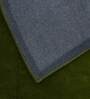 Green Wool Solid 4 x 6 Feet Hand Tufted Carpet