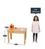 Solidwood Kids Solid Wood Kids Activity Table in Natural Finish with Chair
