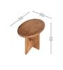 Solis End Table In Walnut Finish
