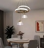 Solis Modern LED Chandelier | Google & Alexa Compatible Smart Ceiling Light | 3 Light Modes (Warm/Natural/Cool White) | Luxury Lighting for Home & Office | 1Year Warranty