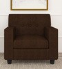 Solitaire 1 Seater Sofa in Brown colour