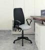 Solitaire Mid Back Chair In Black Colour Solitaire Mid Back Chair In Black Colour