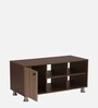 Solitude Wood Top Coffee Table In Beige Colour