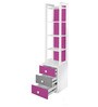 Solo Bookcase in Majenta Colour