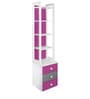 Solo Bookcase in Majenta Colour