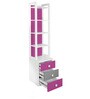 Solo Bookcase in Majenta Colour