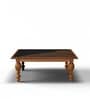 Solstice Precis Teak Wood Coffee Table in Black and Oak Finish