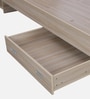 Soltera Single Bed in Oak Finish with Drawer Storage