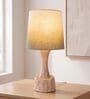 Green Soma Handcrafted Natural Wood Table Lamp