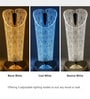 3 in1 Touch Control 3D Acrylic LED Cordless Plugin Night Lamp