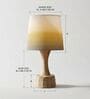 Green Soma Handcrafted Natural Wood Table Lamp
