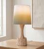 Green Soma Handcrafted Natural Wood Table Lamp
