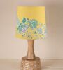 Yellow Soma Handcrafted Natural Wood Table Lamp