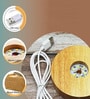 Assorted- 3D Print Mini Glass Globe Decorative Light with Wooden Base